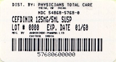 package label 01.jpg PACKAGE LABEL-PRINCIPAL DISPLAY PANEL - 125 mg/5 mL (60 mL Bottle) - package label 01